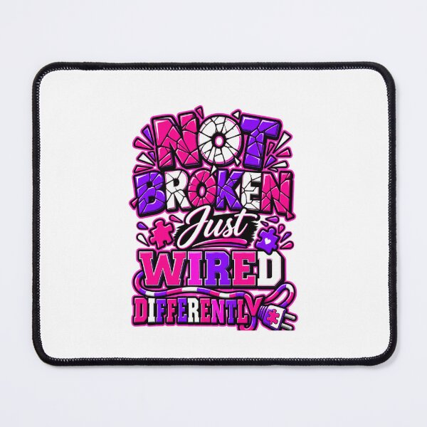 Item preview, Not Broken Just Wired Differently | Individuality Design | Pink designed and sold by Divine Boutique.
