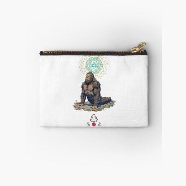 Item preview, Bigfoot Cobra Pose Yoga Sasquatch Comic Art designed and sold by Whimsy Trail Co.