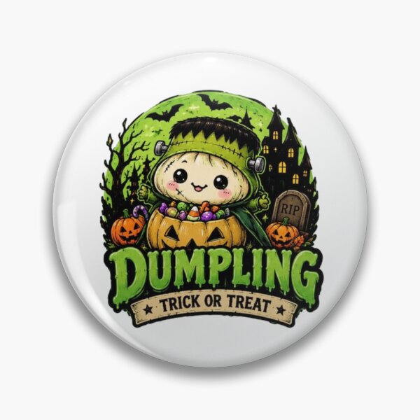 Item preview, Halloween green dumpling  designed and sold by JonysCreativeDesigns.