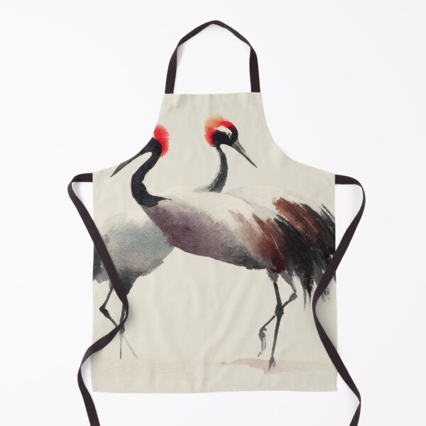 Item preview, Cranes stand together in watercolors designed and sold by anytka.