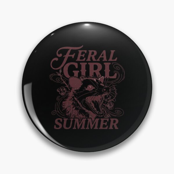 Item preview, Feral Girl Summer Screaming Possum Floral Vines designed and sold by Dravienart.