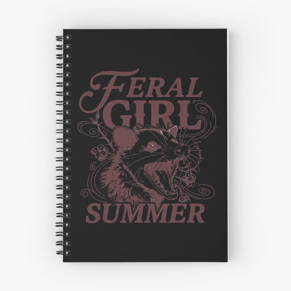 Item preview, Feral Girl Summer Screaming Possum Floral Vines designed and sold by Dravienart.