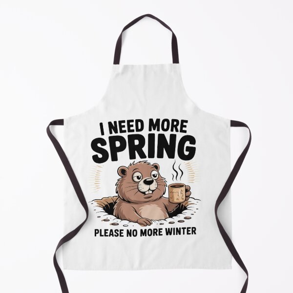 Item preview, Tired Groundhog Holding Coffee Funny Cartoon designed and sold by DariaOltes.