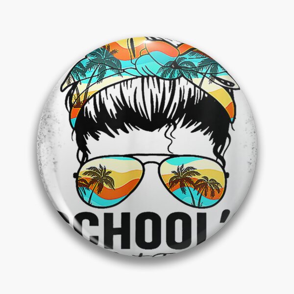 Item preview, Messy Bun Last Day Of School Schools Out For Summer Teacher  designed and sold by Coolshopsea.