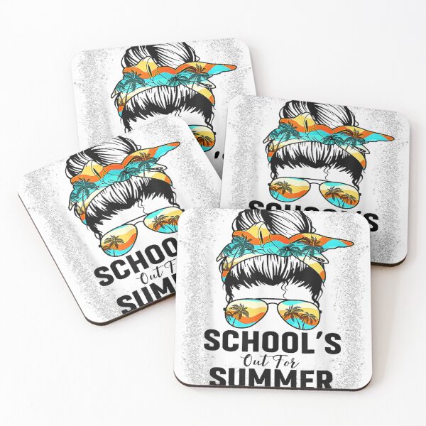 Item preview, Messy Bun Last Day Of School Schools Out For Summer Teacher  designed and sold by Coolshopsea.
