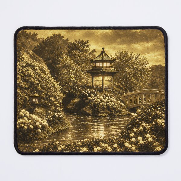 Item preview, Series The Glow of the Pagoda Part 2 Where Silence Dwells.(Vintage Version) designed and sold by MaxDreamsArt.