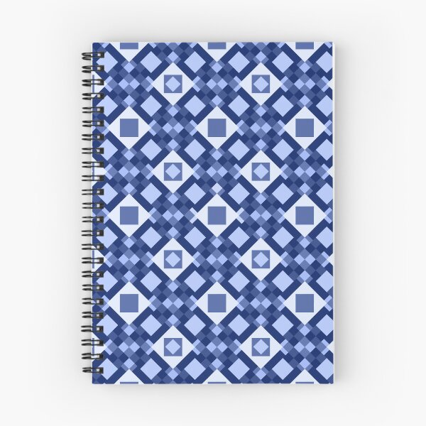 Item preview, Blue Diamond Lattice Geometric Seamless Pattern designed and sold by StefanStudioArt.