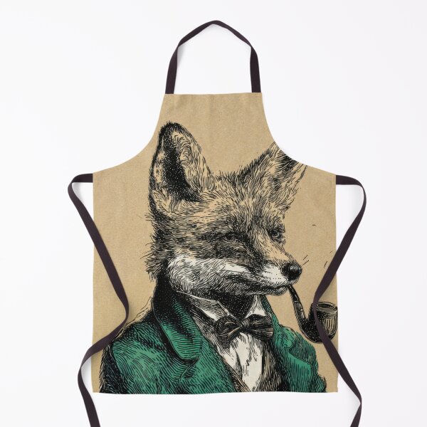 Item preview, Zorro con traje formal y pipa designed and sold by anytka.