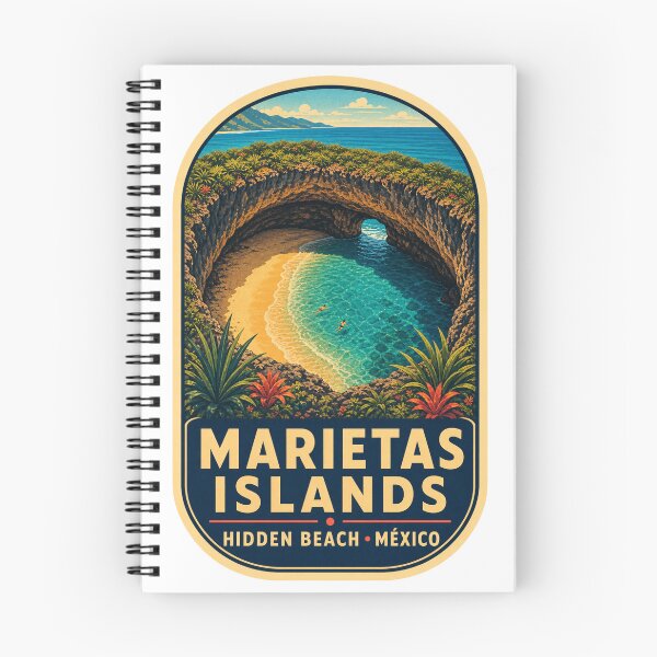 Item preview, Hidden Beach at Marietas Islands Nayarit designed and sold by BeachWhisper.