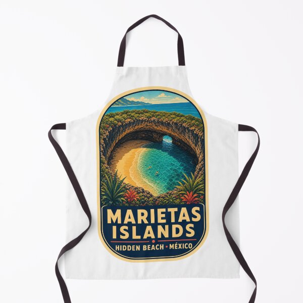 Item preview, Hidden Beach at Marietas Islands Nayarit designed and sold by BeachWhisper.