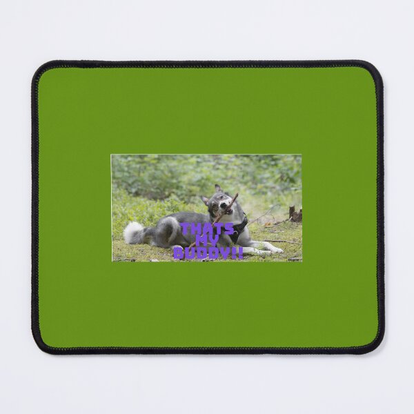Item preview, Thats My Buddy Funny Retro Synthwave Husky Dog Photo Typography designed and sold by ZestlyStore94.