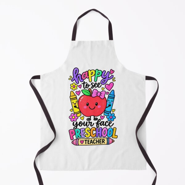 Item preview, Happy To See Your Face Preschool Teacher Back To School designed and sold by Fereskabilon.