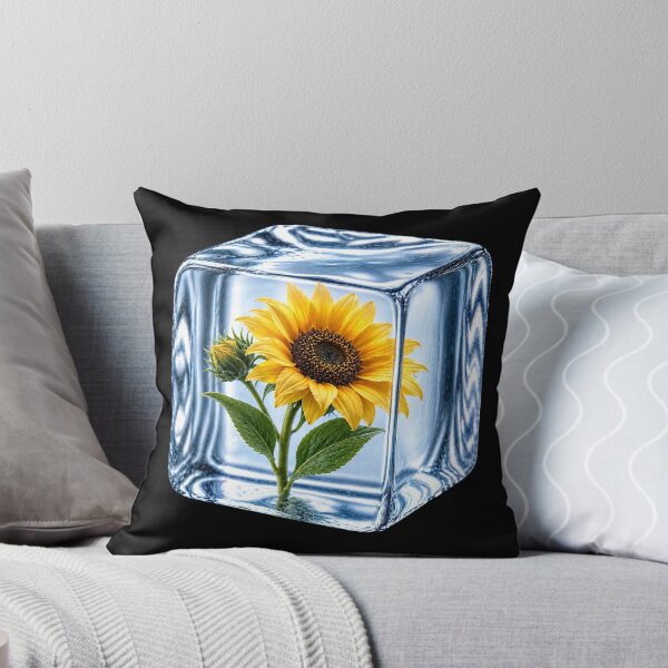 Item preview, Sunflower Frozen in Ice Cube designed and sold by MichalHau.