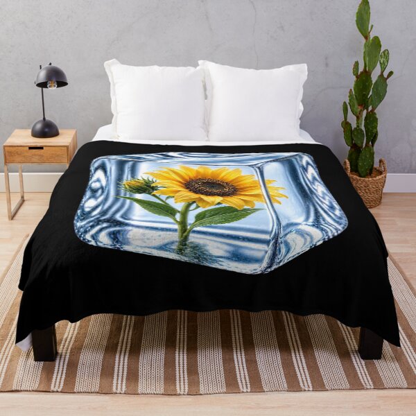 Item preview, Sunflower Frozen in Ice Cube designed and sold by MichalHau.