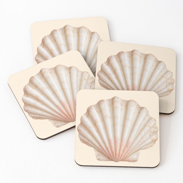 Item preview, Pearl Scallop Seashell Coastal Aesthetic designed and sold by jianina-alondra.