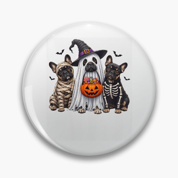 Item preview, Halloween French Bulldog Ghost Mummy Skeleton Dogs designed and sold by Fereskabilon.