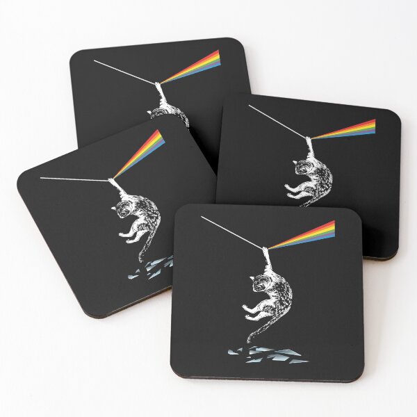 Item preview, The Dark Side of the Cat Funny Parody Cat Rainbow designed and sold by OddPopARt.