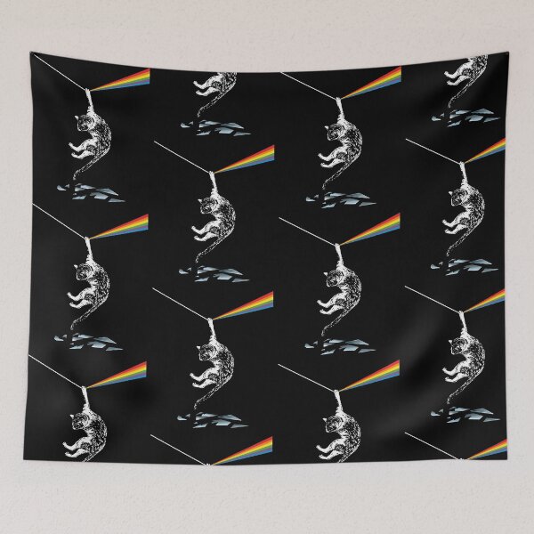 Item preview, The Dark Side of the Cat Funny Parody Cat Rainbow designed and sold by OddPopARt.