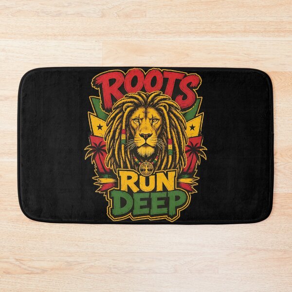 Item preview, Rootss Run Deeps Lion Rasta Tree of Life  designed and sold by diaricesaltArt.