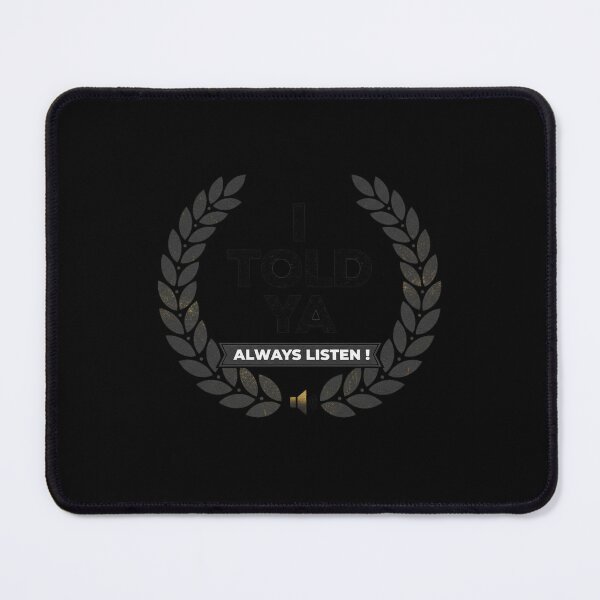 Item preview, I Told Ya Always Listen Laurel Wreath Speaker designed and sold by Dravienart.