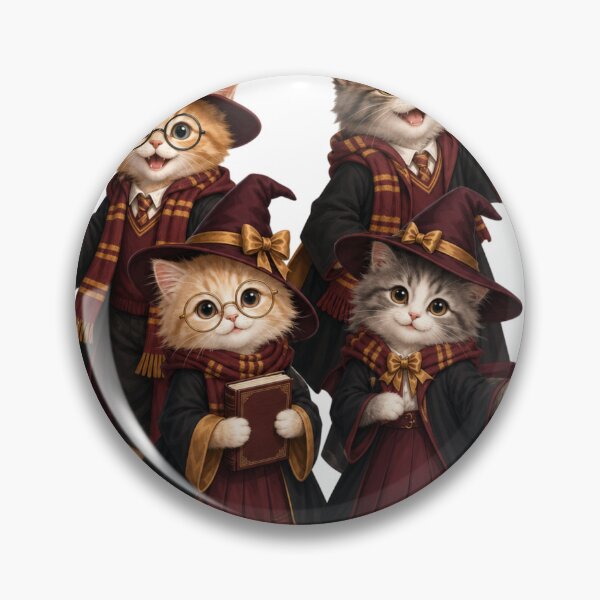 Item preview, Halloween Wizard Kitties designed and sold by Blush Meadow Trading Co.