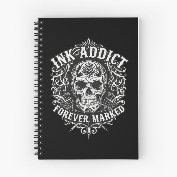 Item preview, Ink Addict Forever Marked Sugar Skull Tattoo Machines designed and sold by Dravienart.