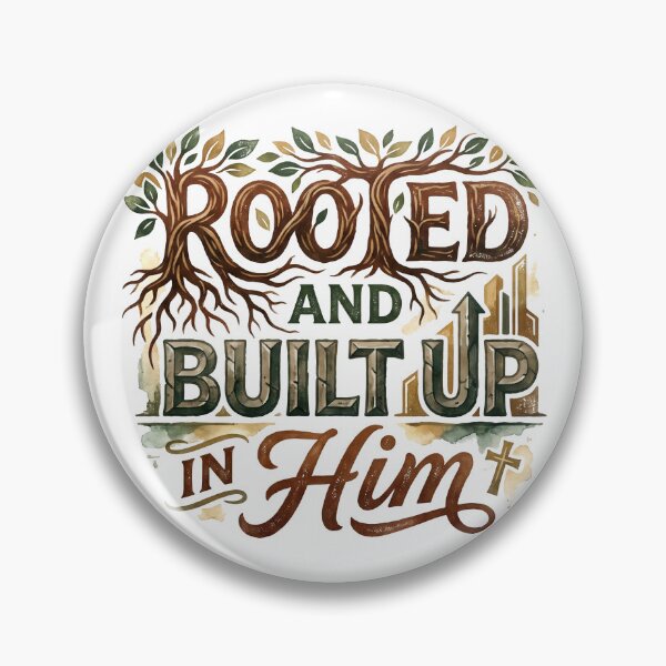Item preview, Rooted and built up in Him designed and sold by blessitshop.
