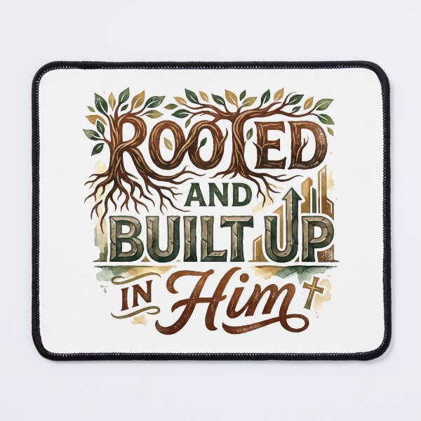 Item preview, Rooted and built up in Him designed and sold by blessitshop.