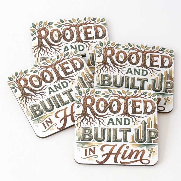 Item preview, Rooted and built up in Him designed and sold by blessitshop.