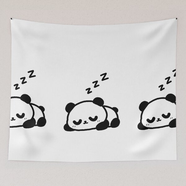 Item preview, Sleepy Panda: white designed and sold by Casetoon.