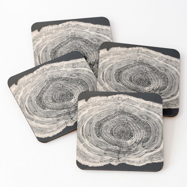 Item preview, Wood slice shows tree rings designed and sold by anytka.