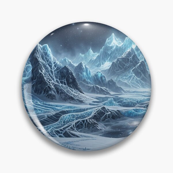 Item preview, Glowing Frozen Crystalline Alien Mountain Sacred Geometry | Monkeybusiness designed and sold by monkeybusiness.pt.
