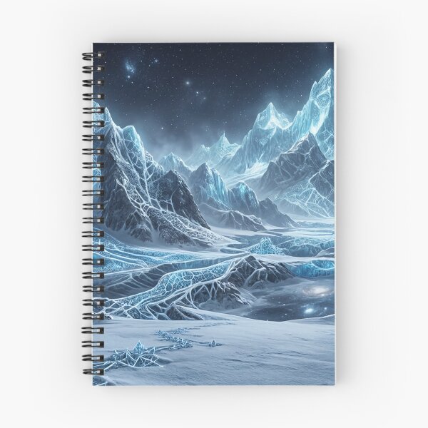 Item preview, Glowing Frozen Crystalline Alien Mountain Sacred Geometry | Monkeybusiness designed and sold by monkeybusiness.pt.