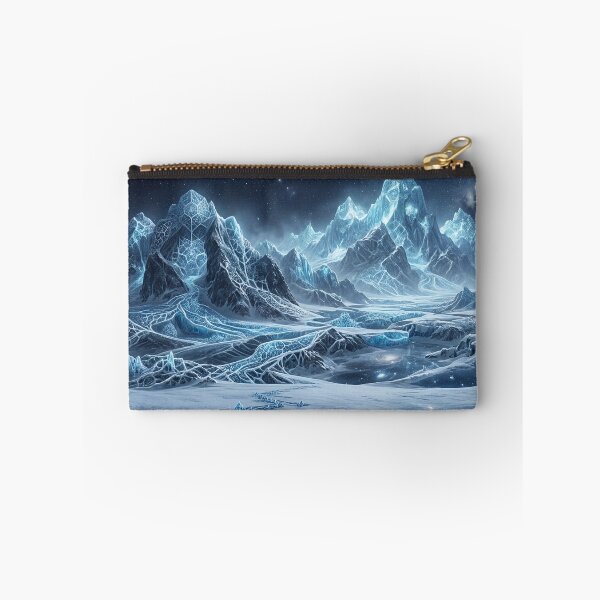 Item preview, Glowing Frozen Crystalline Alien Mountain Sacred Geometry | Monkeybusiness designed and sold by monkeybusiness.pt.