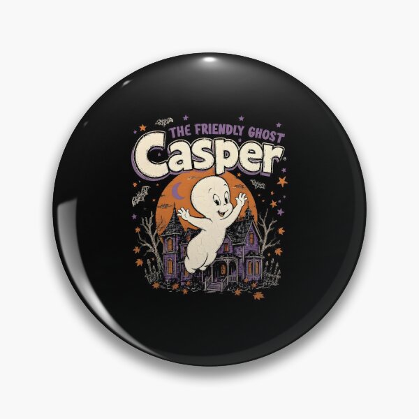 Item preview, Casper The Friendly Ghost Halloween Haunted House Vintage Cartoon designed and sold by OddPopARt.