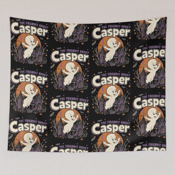 Item preview, Casper The Friendly Ghost Halloween Haunted House Vintage Cartoon designed and sold by OddPopARt.