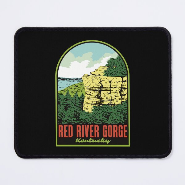 Item preview, Red River Gorge Kentucky Retro Travel Illustration designed and sold by HalpinDesign.