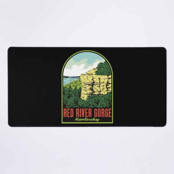 Item preview, Red River Gorge Kentucky Retro Travel Illustration designed and sold by HalpinDesign.