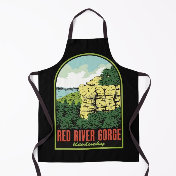 Item preview, Red River Gorge Kentucky Retro Travel Illustration designed and sold by HalpinDesign.