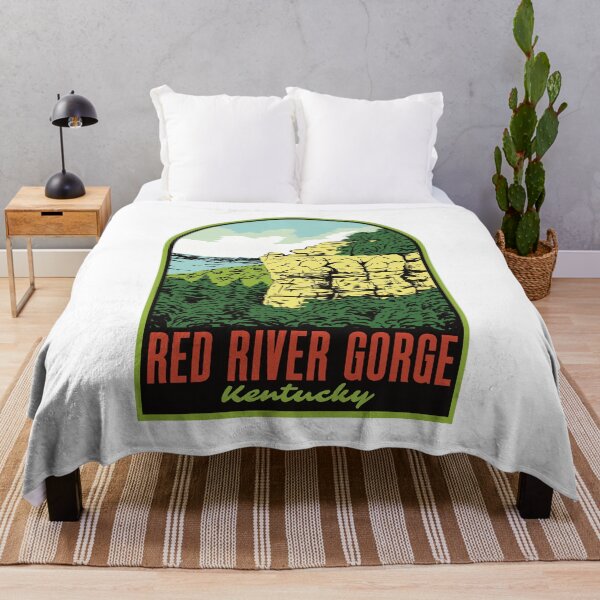 Item preview, Red River Gorge Kentucky Retro Travel Illustration designed and sold by HalpinDesign.