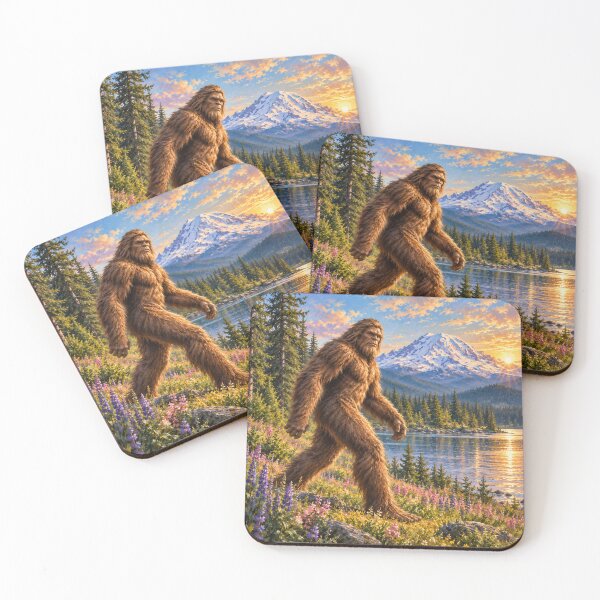 Item preview, Bigfoot at Mt. Rainier – Pacific Northwest designed and sold by Swanny's Custom T-shirt and Gift Designs.