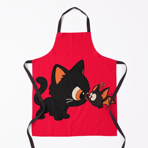 Item preview, Black Cat and Cute Halloween Bat designed and sold by MewMade.