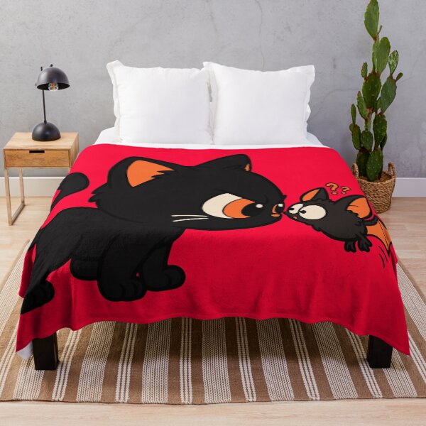 Item preview, Black Cat and Cute Halloween Bat designed and sold by MewMade.