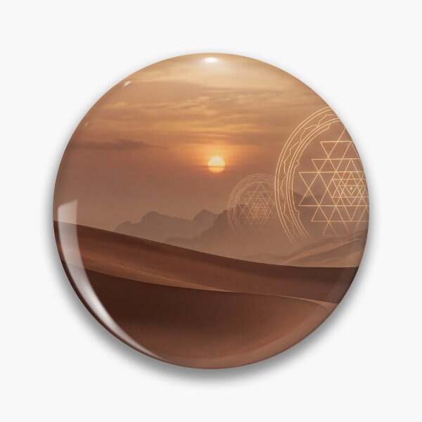 Item preview, Glowing Golden Sri Yantra Desert Dunes Sunset | Monkeybusiness designed and sold by monkeybusiness.pt.