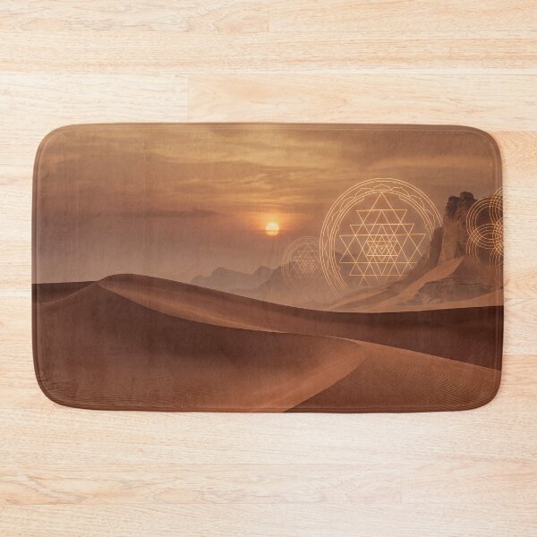 Item preview, Glowing Golden Sri Yantra Desert Dunes Sunset | Monkeybusiness designed and sold by monkeybusiness.pt.