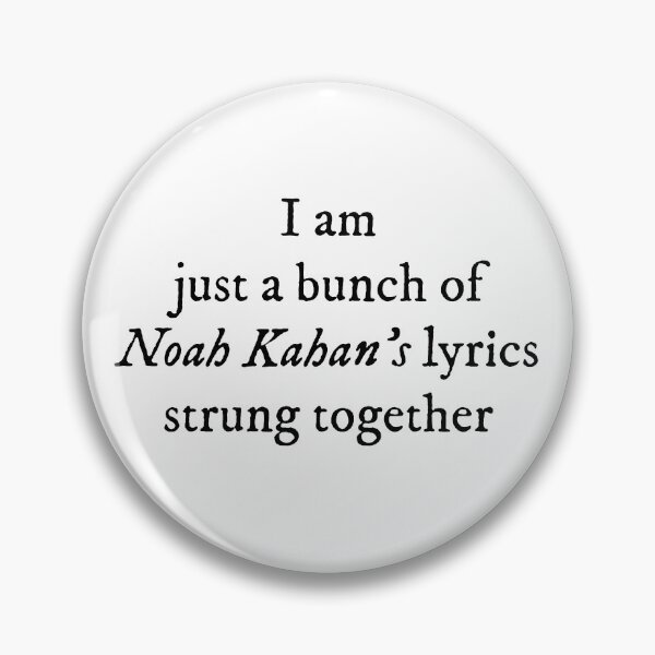Item preview, i am just a bunch of noah kahan lyrics designed and sold by heyitsrana.