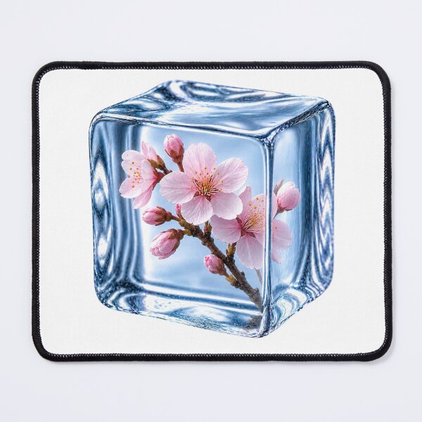 Item preview, Cherry Blossom Frozen in Ice Cube designed and sold by MichalHau.