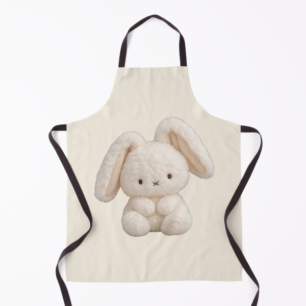 Item preview, Cute White Bunny Plush Kawaii Aesthetic designed and sold by jianina-alondra.