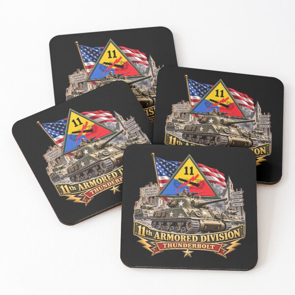 Item preview, 11th Armored Division - Thunderbolt - WWII - 3D Enhanced X 300 designed and sold by Military Insignia Products.