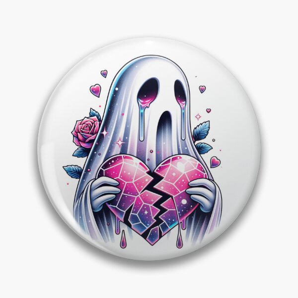 Item preview, Sad Crying Ghost Broken Heart Melancholy Spirit designed and sold by Polaris Bear.